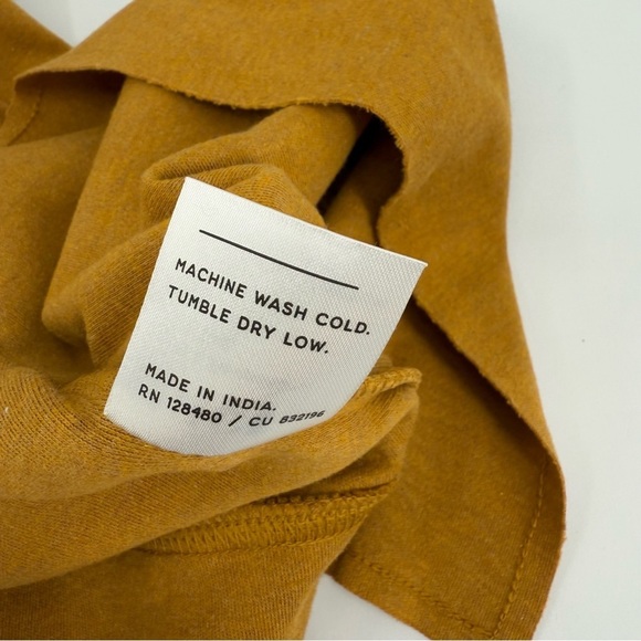 PACT Airplane Cardigan in Chai Heather Organic Cotton Size XS/S - Picture 11 of 13